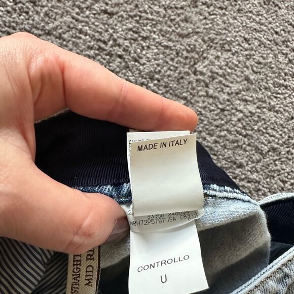 Brunello Cucinelli Straight Leg Mid Rise Jeans - Picture 8 of 12